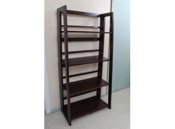 Wooden Shelf Unit (Bottom Shelves Slightly Disconnected, View Photos) 23'L X 8'W X 48'H