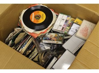 Box Of Records & Cassettes