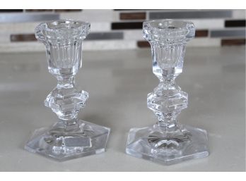 Toscany Crystal Candle Holders