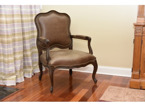 Gorgeous Leather Side Chair 29 X 25 X 42