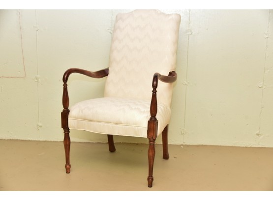 Custom Upholstered Mahogany Side Chair