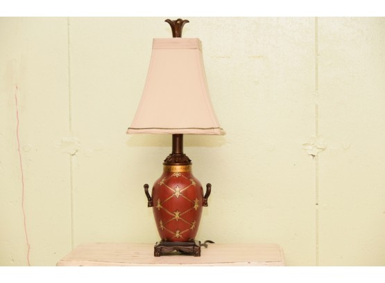 Small Red Table Lamp