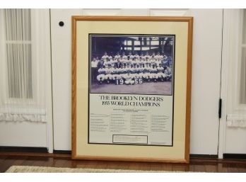 Brooklyn Dodgers Framed Picture 25 X 31