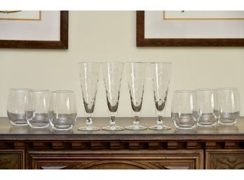 Pilsner Glass Set Including Wine Glasses