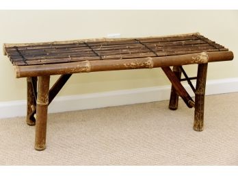 Lovely Bamboo Bench 39 X 14 X 16