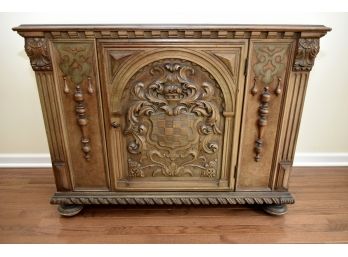 Exquisite Berkey And Gay William And Mary Style Inlaid Buffet Sideboard  44 X 19 X 33