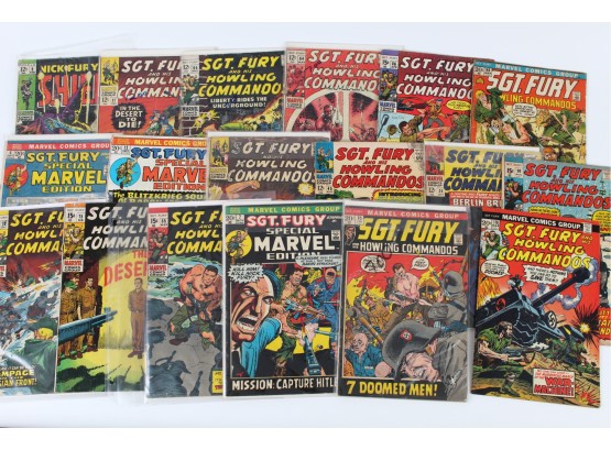 Sgt. Fury Comic Book Lot
