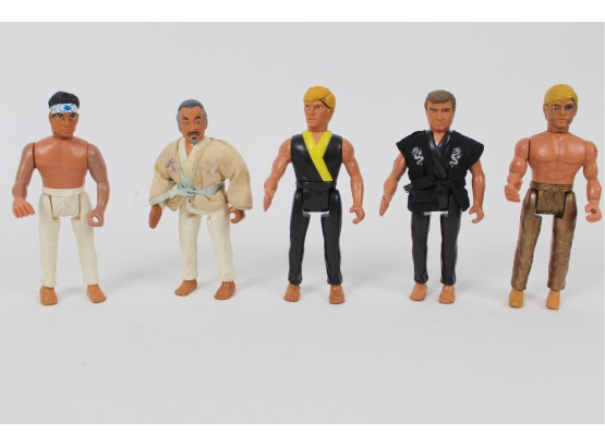 Vintage 1986 Remco Karate Kid Action Figure Lot