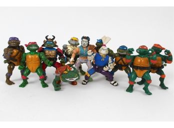 Vintage 80's/90's Teenage Mutant Ninja Turtles Mirage Studios Action Figure Lot