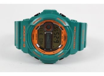 Green & Orange G-Shock Watch