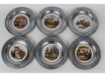 Vintage Williamsport Foundry Bicentennial Pewter Plate Collection