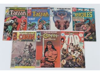 Conan, Tarzan, Hercules Comic Book Lot