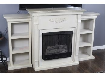 Three Piece Faux Fireplace For Restoration 76”L X 14”W X 42”H (View Photos)