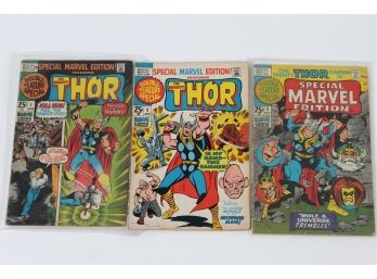 Thor 1-3 Special Marvel Edition Comic Book Lot