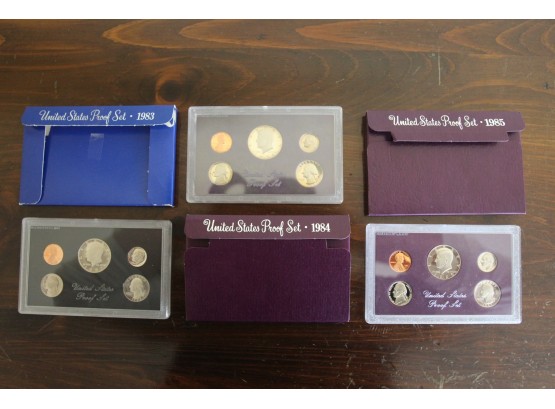 1983-1985 Coin Proof Sets