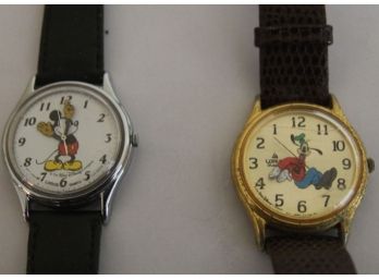 Vintage Mickey & Goofy Watches