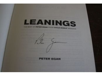 Leanings: Signed By Cycle World Columnist Peter Egan