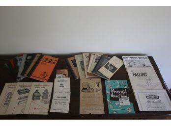 Assorted Vintage Manuals