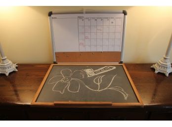 Chalk Board & Erasable Calendar