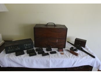 Vintage Tap & Die Set And Assorted Tools