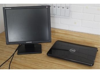 Dell Laptop & Samsung Monitor