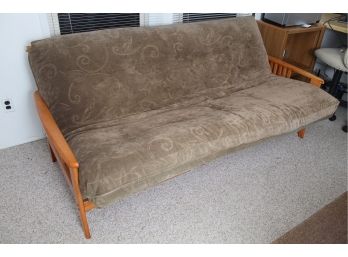 Futon Sofa Bed (Item Located Upstairs, Bring Help To Remove)