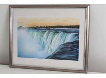 Waterfall Framed Print 21' X 17'