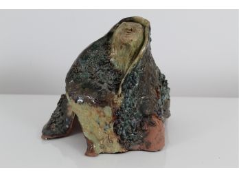 'Going Home' 1972 Clay Sculpture