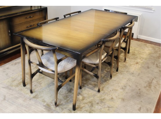 Vintage Mid Century Wooden Dining Table (View Photos For Wear)
