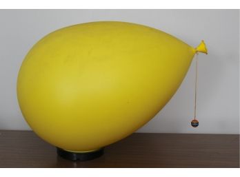 Rare Vintage Bilumen Yellow Balloon Lamp 20'L X 12'W X 14'H