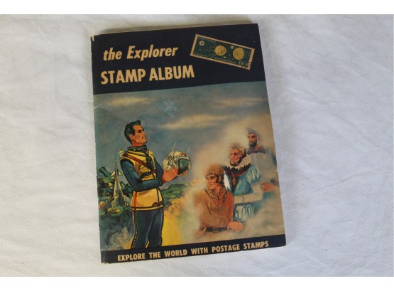 Vintage 1961 The Explorer Stamp Album
