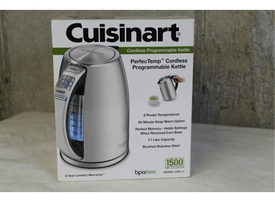 Cuisinart Cordless Kettle With Box