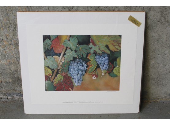 Pamela Brown Signed & Numbered 'Chinon' Print 16' X 14'