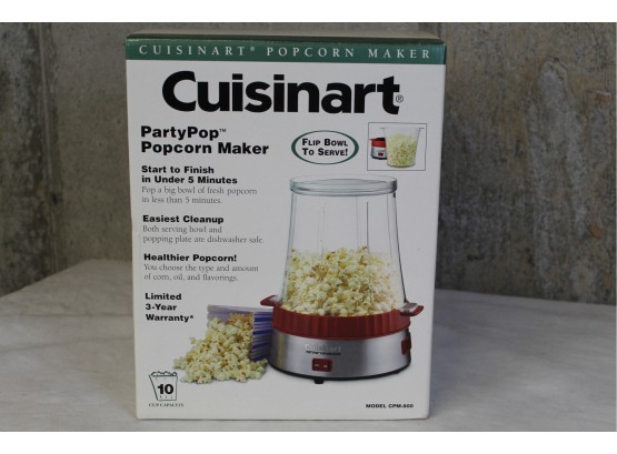 Cuisinart Popcorn Maker New In Box