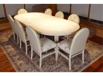 Beautiful John Boos Maple Dining Table & 10 Chairs