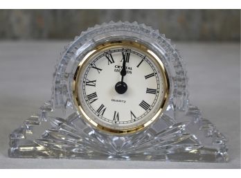 Godinger Crystal Mantle Clock