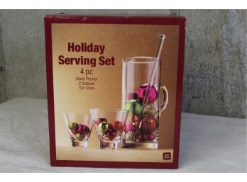 Four Piece Holiday Serving Set