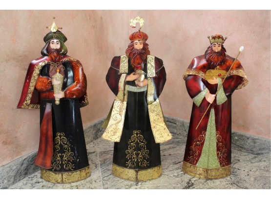 Three Wisemen Decorative King Figures (24' Tall)
