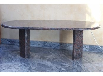 Marble Side Table 48'L X 24'W X 17'H