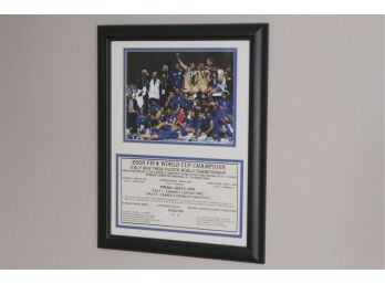 Italy 2006 FIFA World Cup Champions Framed Photo 14' X 18'