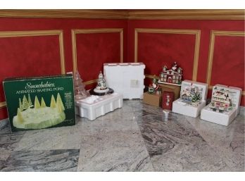 Assortment Of Christmas Collectibles