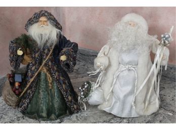 Two Santa Claus Figures (17' Tall)