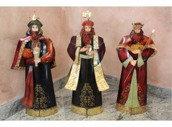 Three Wisemen Decorative King Figures (24' Tall)