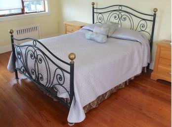 Queen Size Bed, Headboard & Footboard (Mattress & Bedding Not Included)