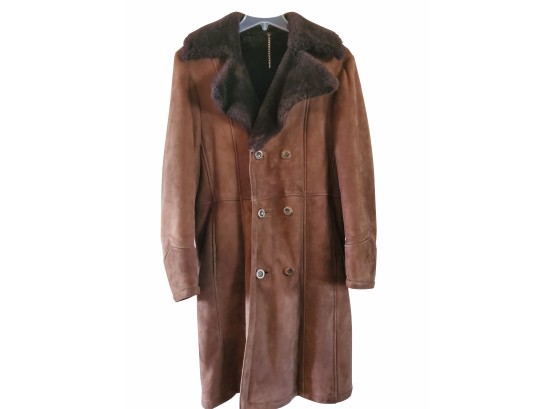 Gorgeous Shearling Coat With Wool  Lining Womans Size Medium