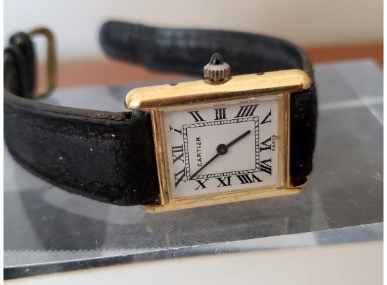 Vintage Cartier Inspired Tank Watch