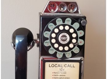 Crosley Retro Coin-Op Payphone Wall Phone- Tested And Working
