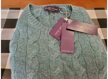 Ralph Lauren Purple Tag Cashmere XXL Sweater Retail $995.00