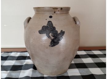 Late 19th Century Salt Glazed Pottery 11' Tall Urn