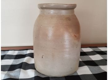 19th Century Salt Glazed Pottery 10' Tall Urn
